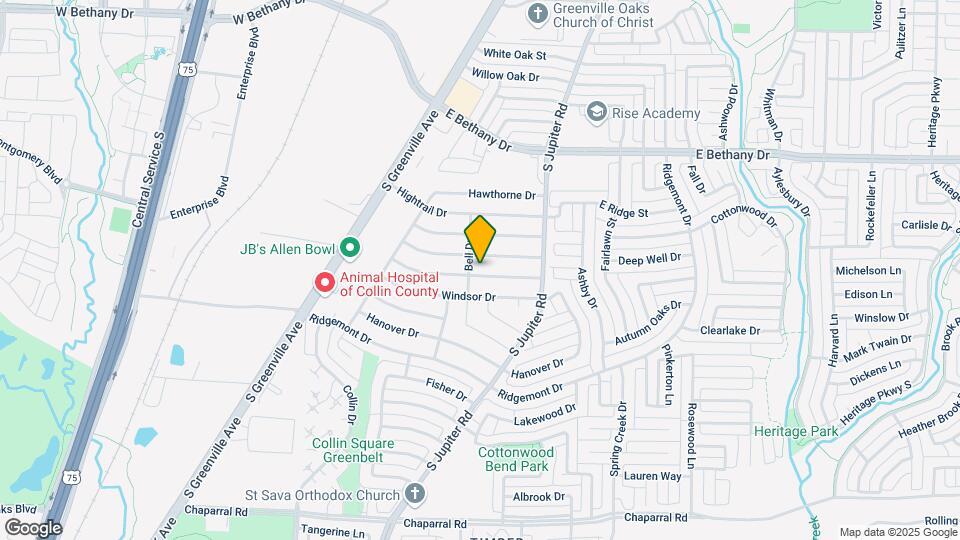 545 Oldbridge Dr Map and Location Details