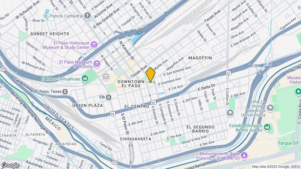 500 E San Antonio Ave Map and Location Details