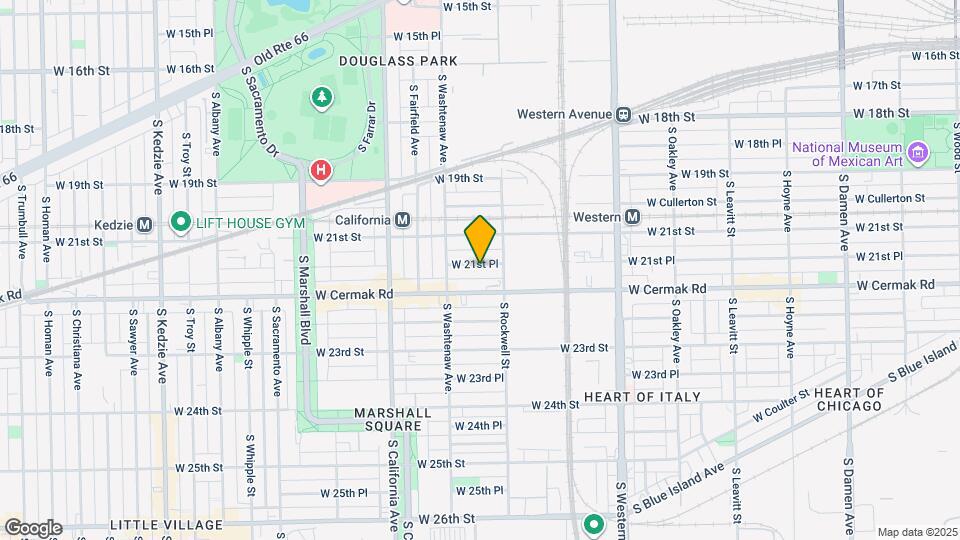 2625 W 21st Pl Map and Location Details