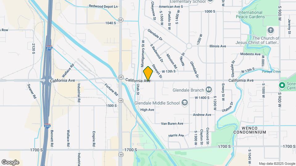 1557 California Ave Map and Location Details
