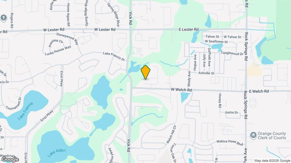 625 Wekiva Crest Dr Mapa y Detalles de la Ubicación