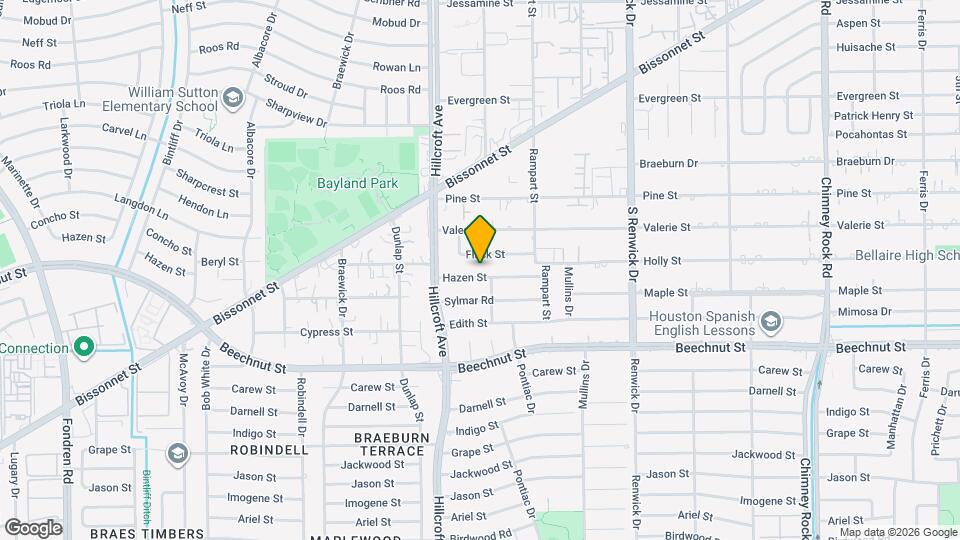 5646 Hazen St Map and Location Details