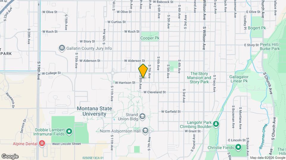 824 S 8th Ave, Unit 2 Map and Location Details