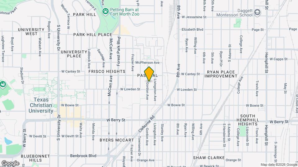 2825 Gordon Ave Map and Location Details