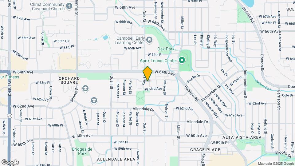 6350 Oak St Mapa y Detalles de la Ubicación