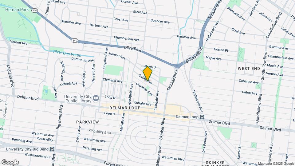6300 Cates Ave, Unit 2W Map and Location Details