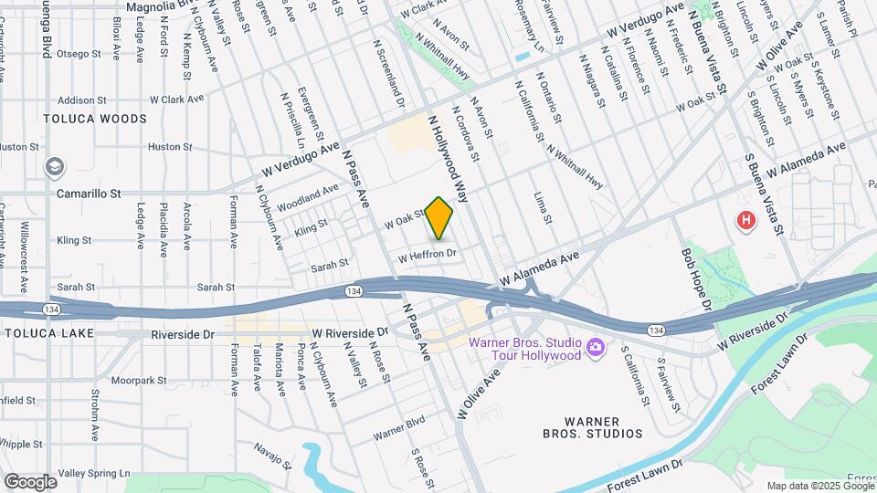 308 N Kenwood St Mapa y Detalles de la Ubicación