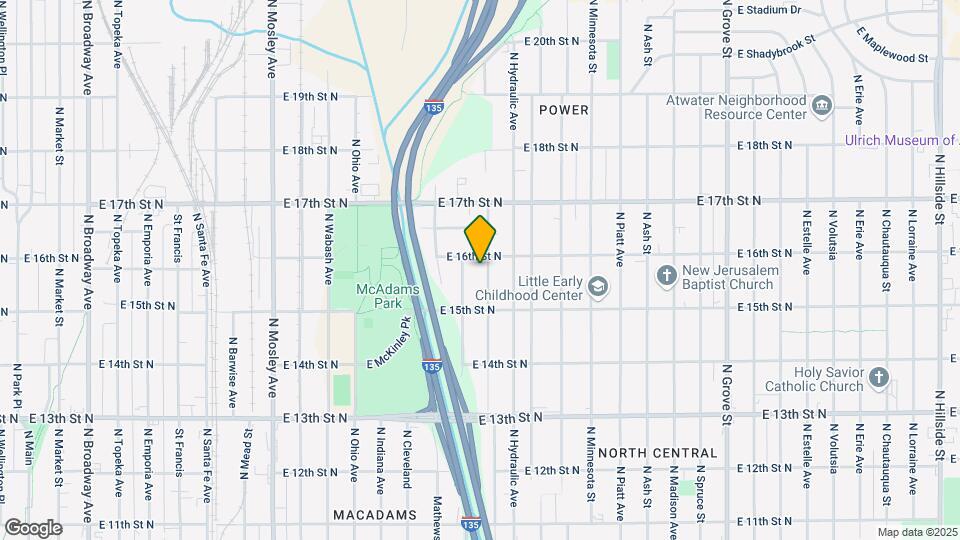 1647 N Pennsylvania Ave Map and Location Details