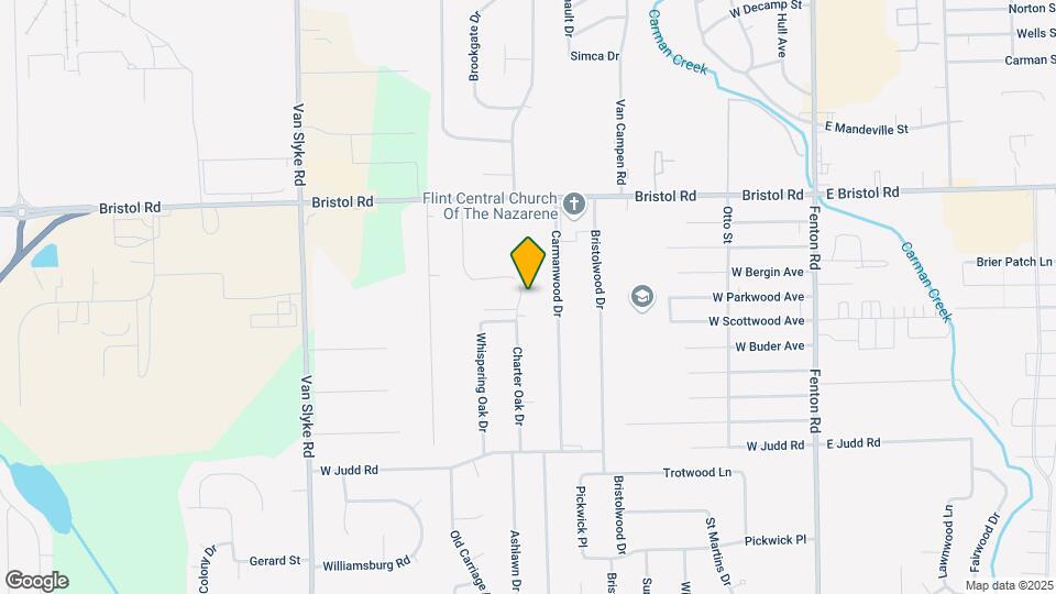 4111 Charter Oak Dr Map and Location Details