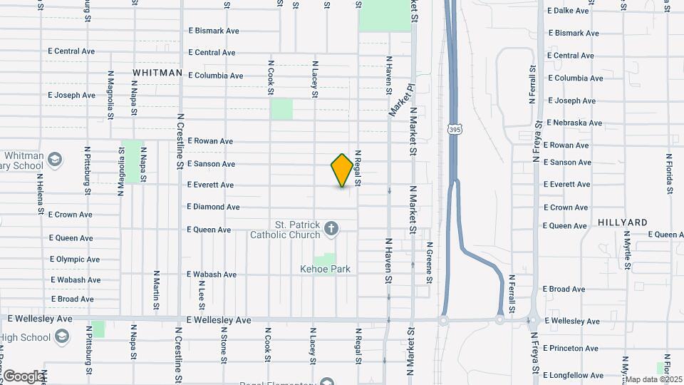 2808 E Everett Ave Map and Location Details