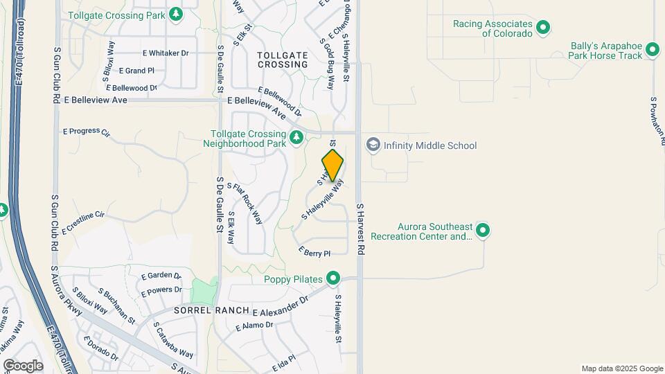 5305 S Haleyville Way Map and Location Details