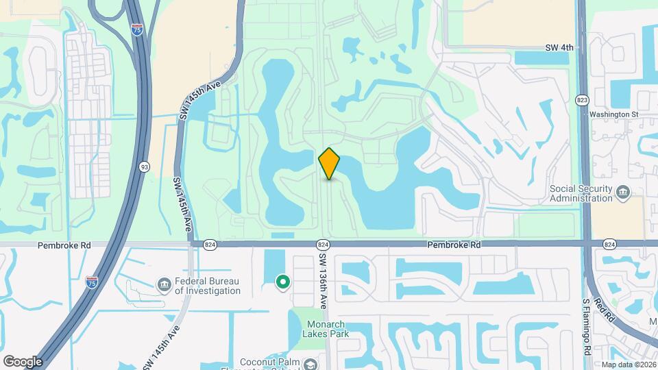 1301 SW 135th Ter, Unit Ivanhoe Map and Location Details