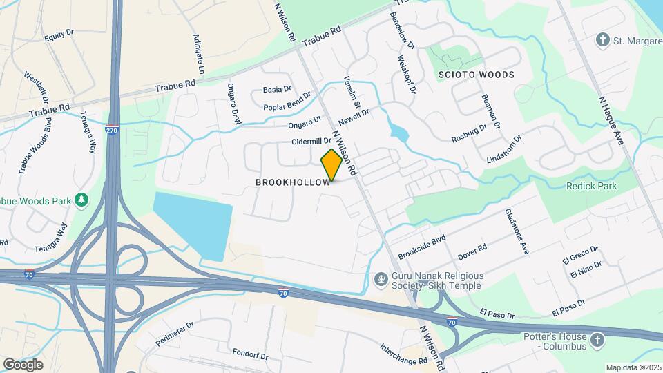 3811 Farm Brook Ln Map and Location Details