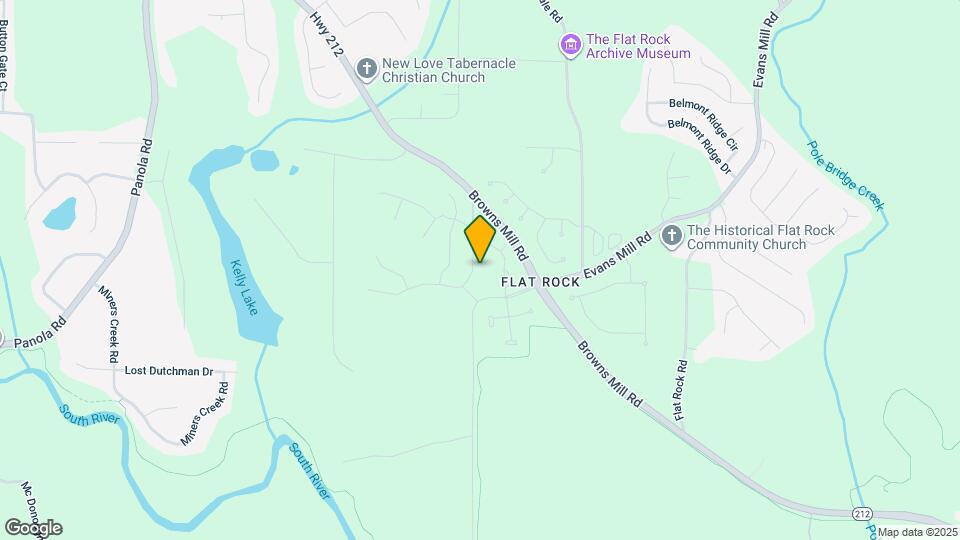 5453 Flat Rock Point Map and Location Details