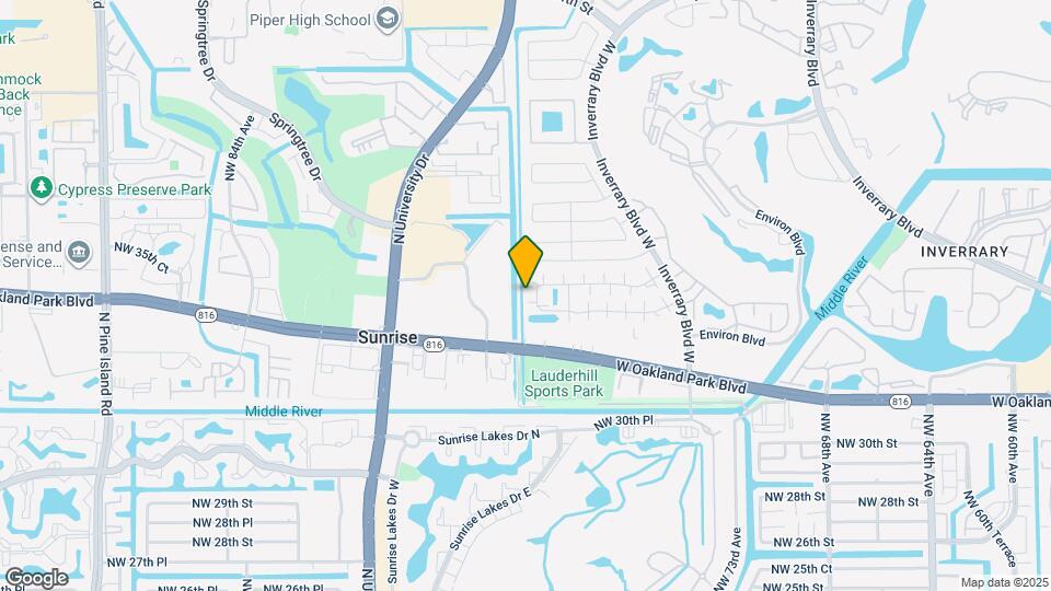 3381 NW 75th Ter Map and Location Details