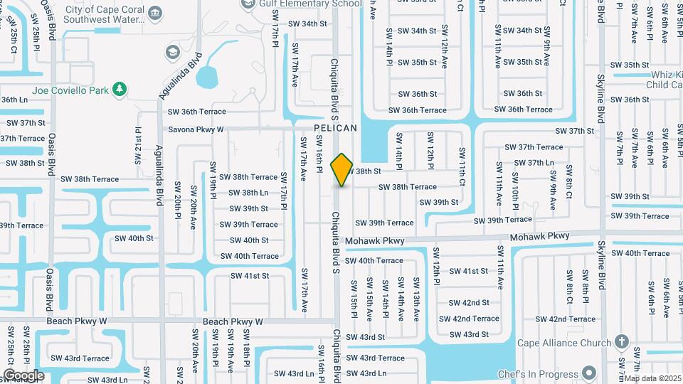 3815 Chiquita Blvd S Map and Location Details