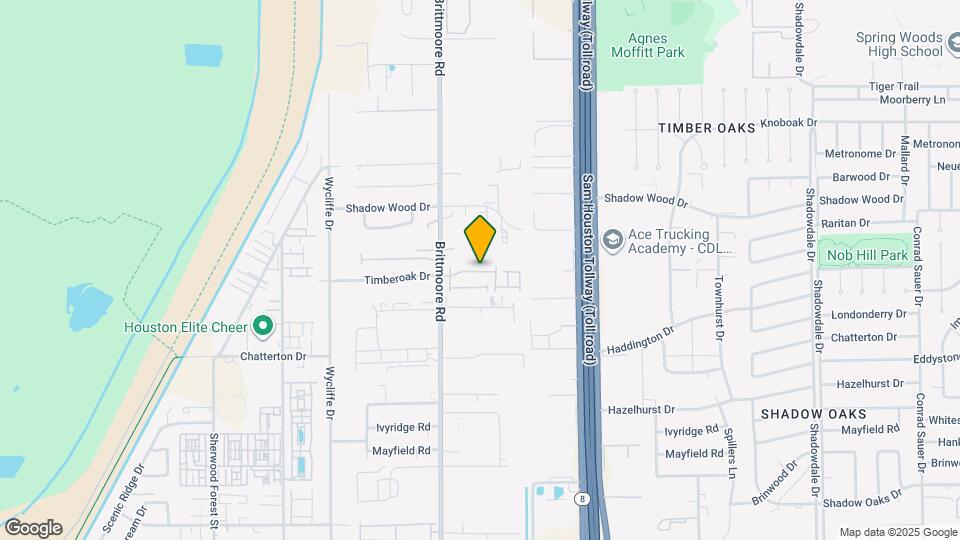 10828 Brittmoore Oaks Pl Map and Location Details