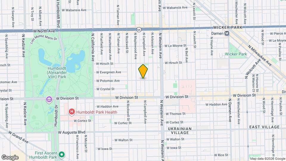 2505 W Potomac Ave Map and Location Details