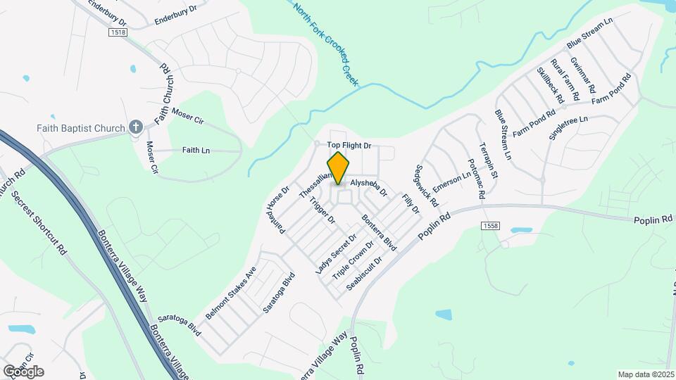 2519 Bonterra Blvd Map and Location Details