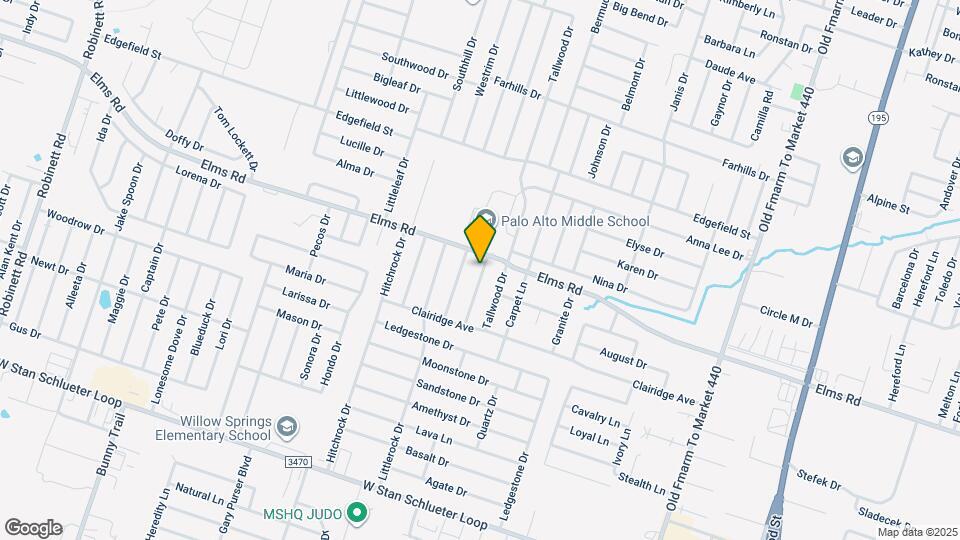 3805 Riverrock Dr Map and Location Details