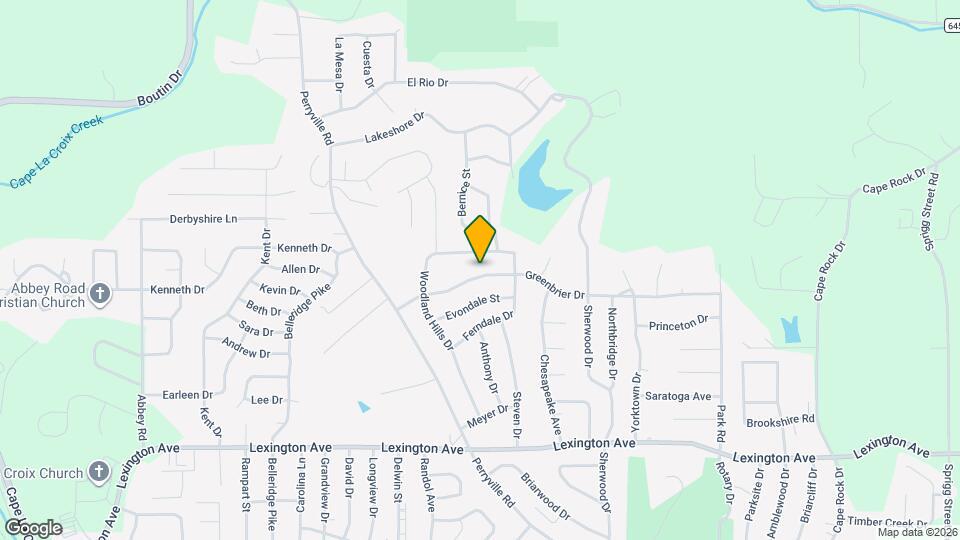 1824 Greenbrier Dr Map and Location Details