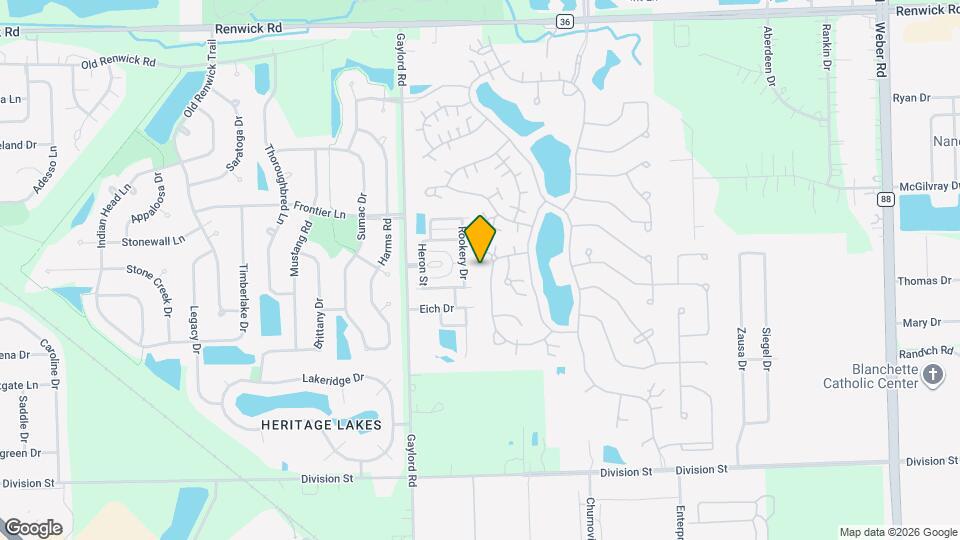 16340 Crescent Lake Dr Map and Location Details