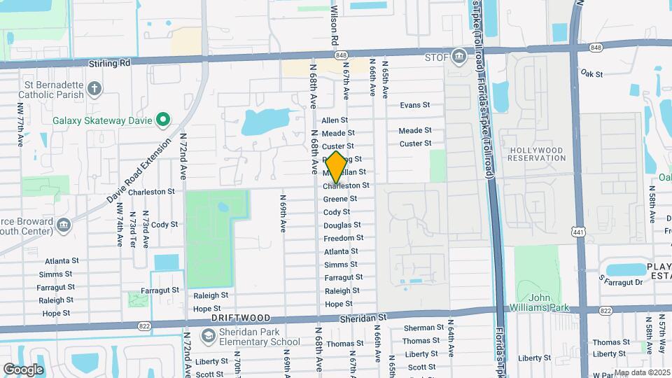 6730 Charleston St Map and Location Details
