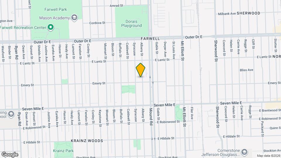 19325 Albany St Map and Location Details