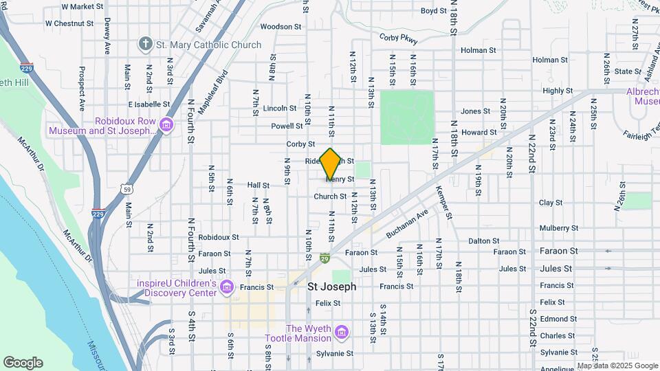 716 N 11th St Map and Location Details