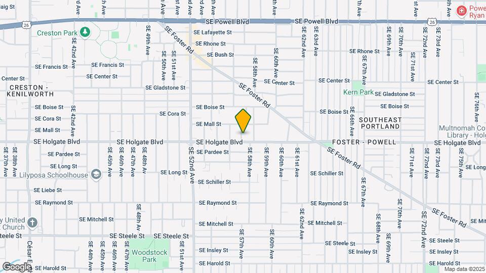 4442 SE 57th Ave Mapa y Detalles de la Ubicación