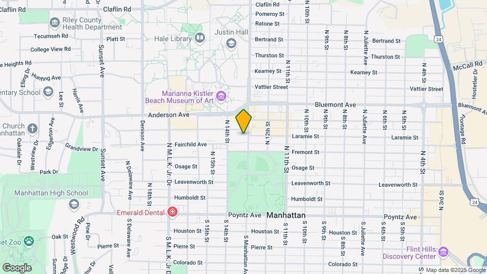 Lamplighter Aggieville - 525 N. Manhattan Mapa y Detalles de la Ubicación