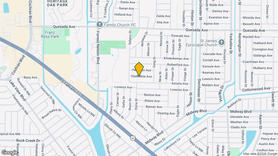 20199 Gladstone Ave Map and Location Details