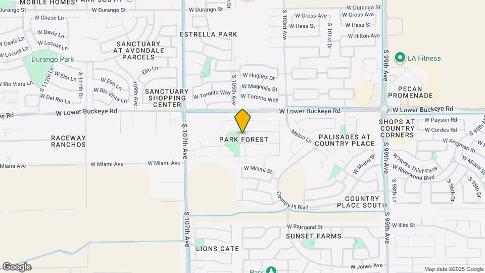 2934 S 104th Ln Map and Location Details