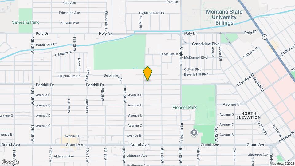 643 Parkhill Dr Map and Location Details