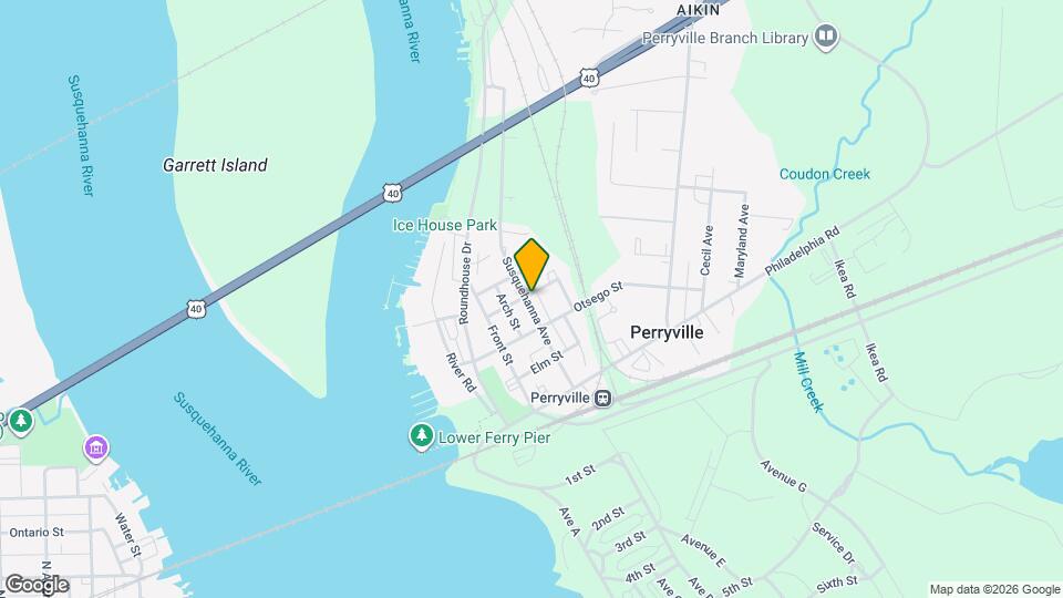 538 Susquehanna Ave Map and Location Details