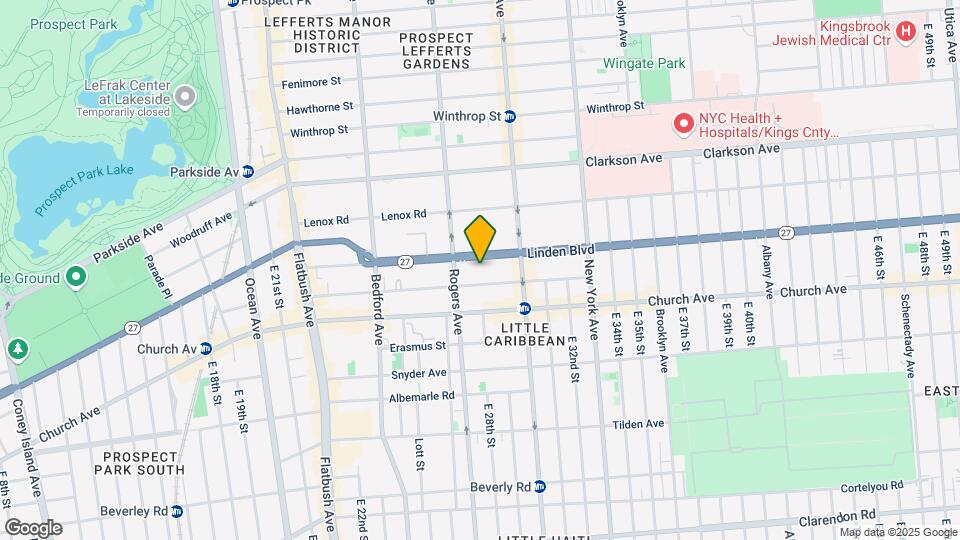 188 Linden Blvd Map and Location Details