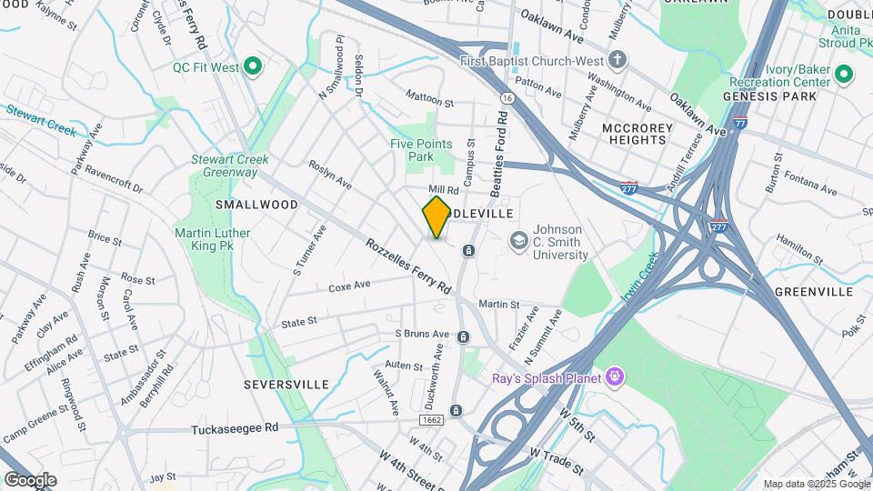 1928 W Trade St Map and Location Details