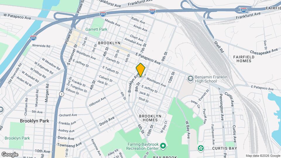3812 8th St Map and Location Details