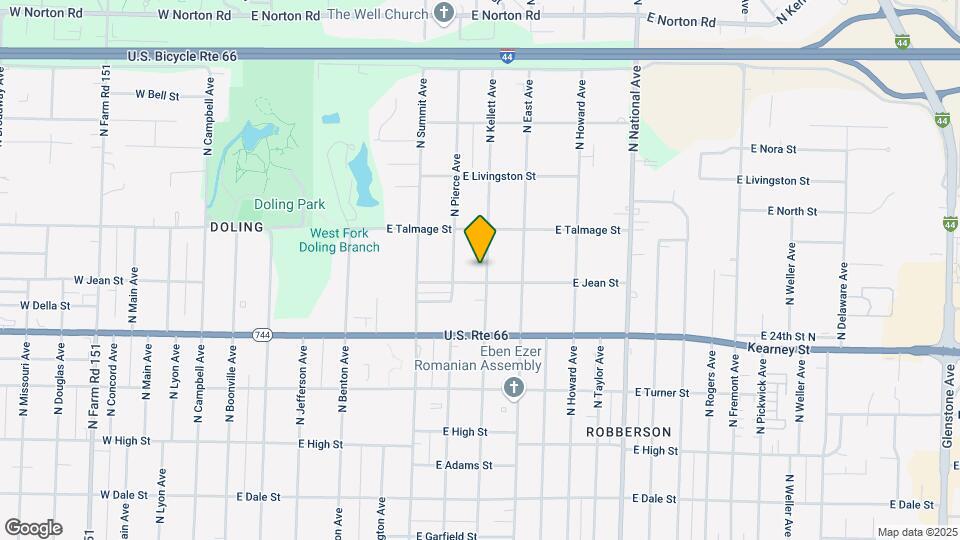 2513 N Kellett Ave Map and Location Details