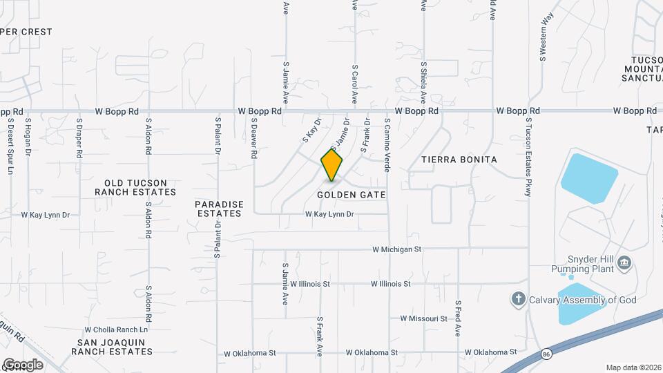4120 S Frank Dr, Unit 2 Map and Location Details