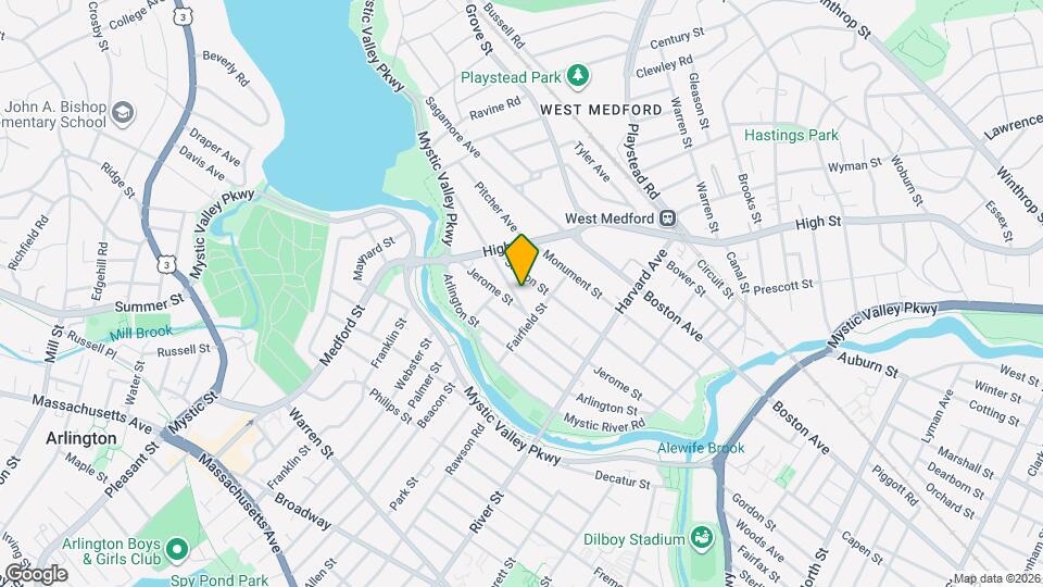 36 Sherman St, Unit 2 Map and Location Details