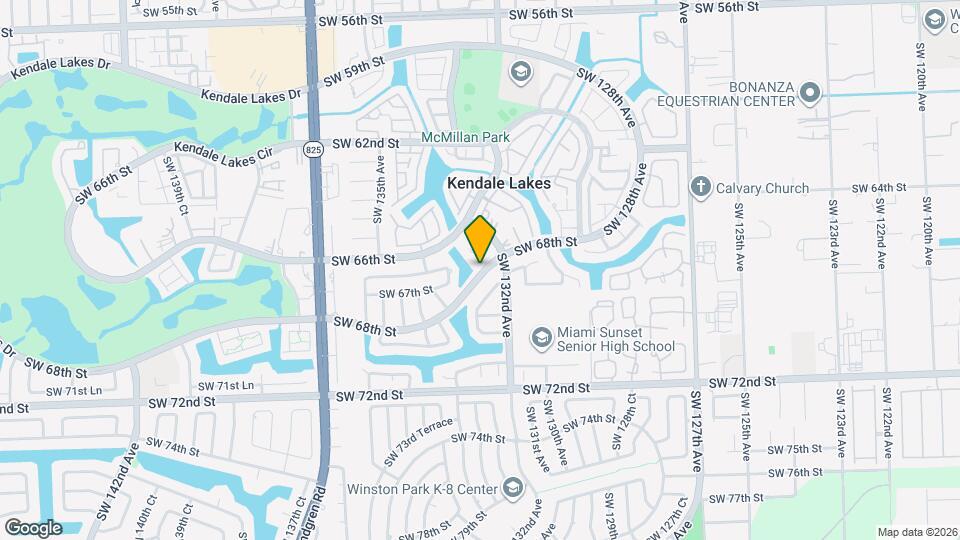 13237 SW 68th St Map and Location Details