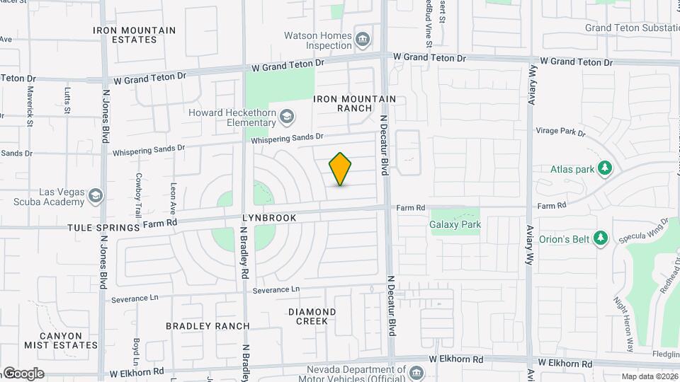 4929 Whispering Spring Ave Map and Location Details