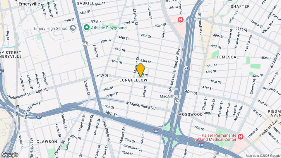 854 40th St Mapa y Detalles de la Ubicación