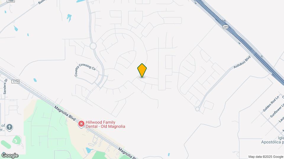 319 Bush Mdw Ln Map and Location Details