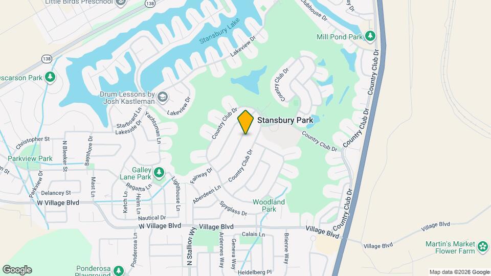704 Country Club Dr Map and Location Details