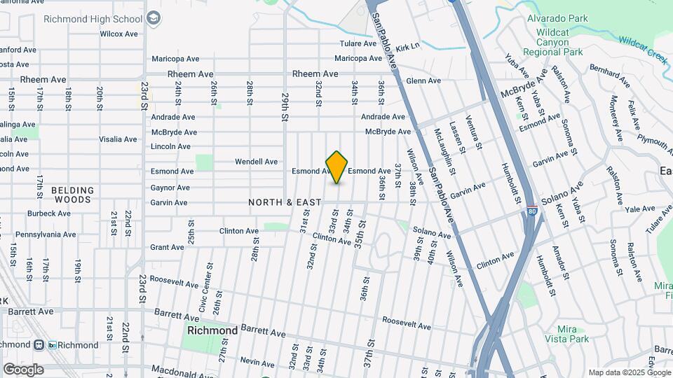 835 33rd St Map and Location Details