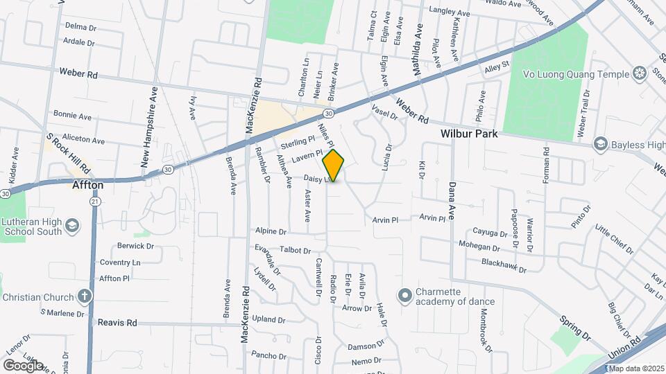 9310 Radio Dr Map and Location Details