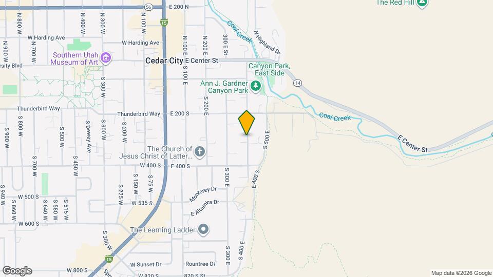 292 S 400 E Map and Location Details