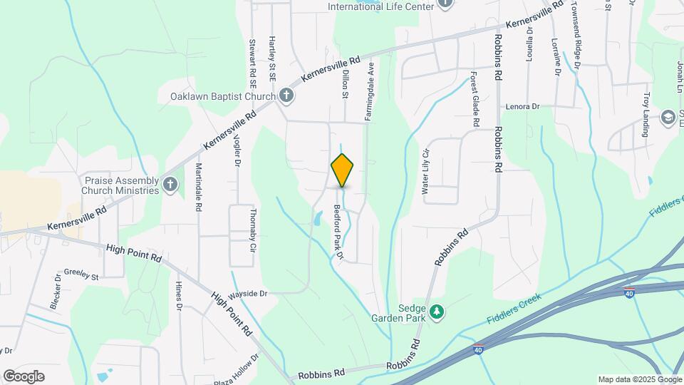 301 Bedford Park Dr Mapa y Detalles de la Ubicación